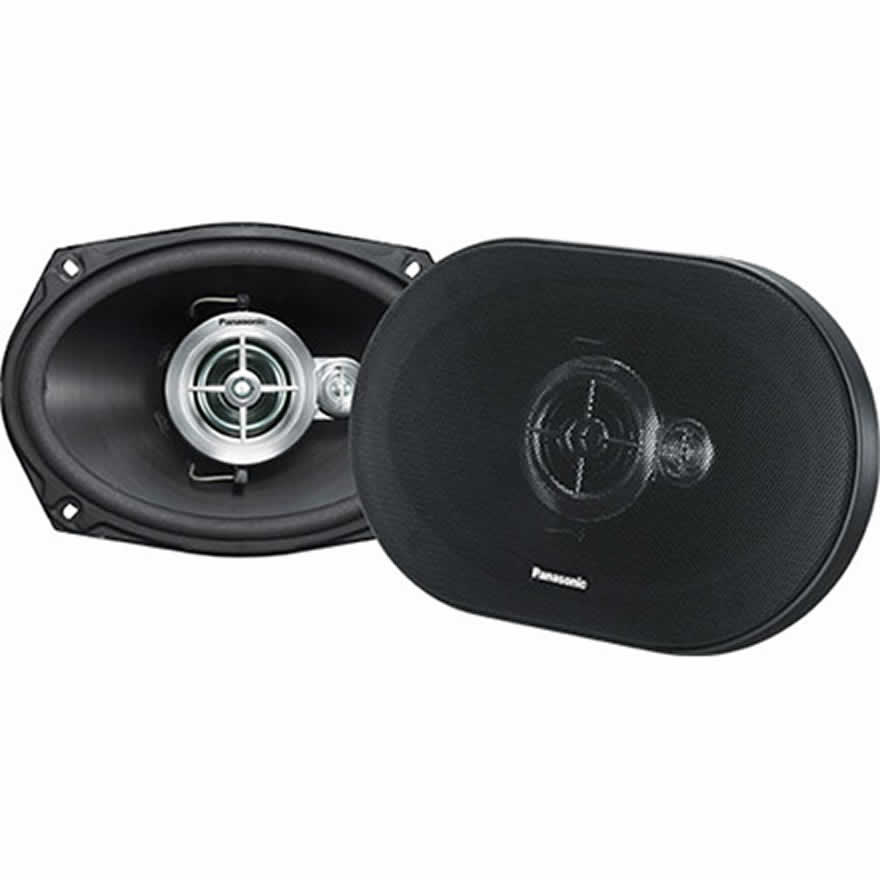 (image for) Panasonic 6×9-inch Three-Way Truck Stereo Speakers