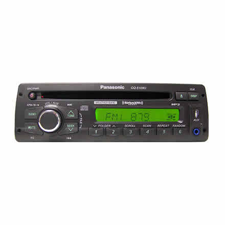 (image for) Heavy-Duty CD Player with AM/FM/MP3/WB - Satellite Radio Ready