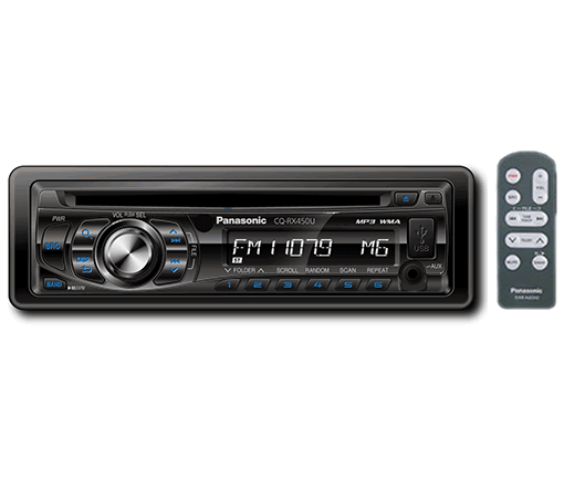 (image for) CD Player with 3.5mm Front Aux-in, USB and AM/FM/MP3/WMA