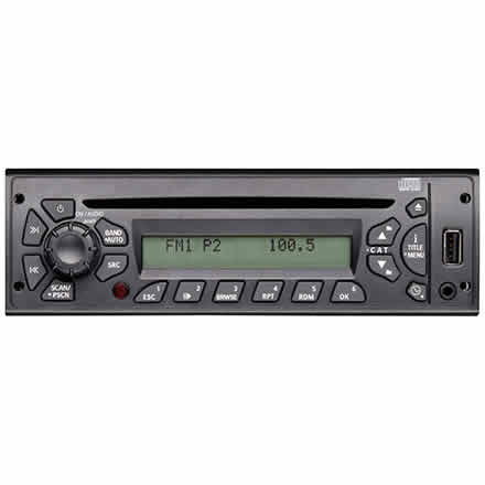 (image for) Heavy-Duty CD Player w/3.5mm Aux-In, USB, WB AM/FM/MP3