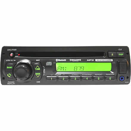 (image for) Heavy-Duty CD Player SiriusXM Bluetooth USB Aux-In AM/FM/MP3/WMA