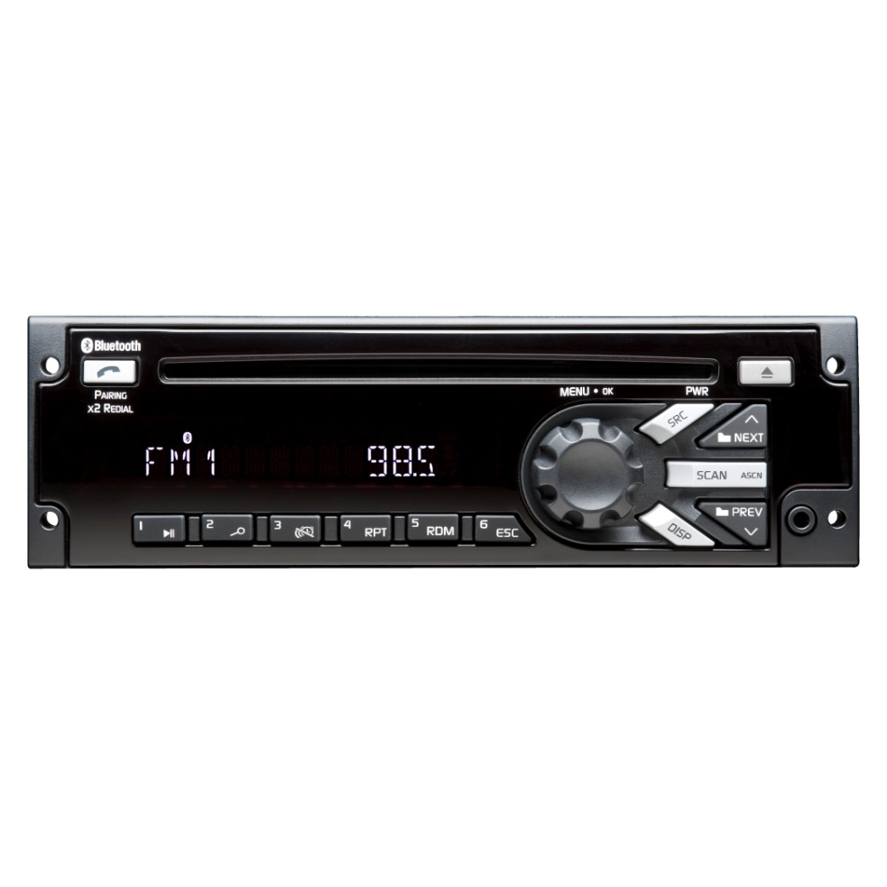 (image for) Heavy-Duty AM/FM/MP3/WB/CD Player with Bluetooth
