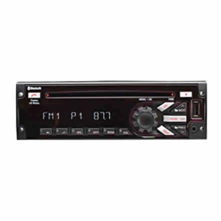 (image for) Heavy-Duty AM/FM/MP3/WMA/WB CD Player w/USB Port and Bluetooth