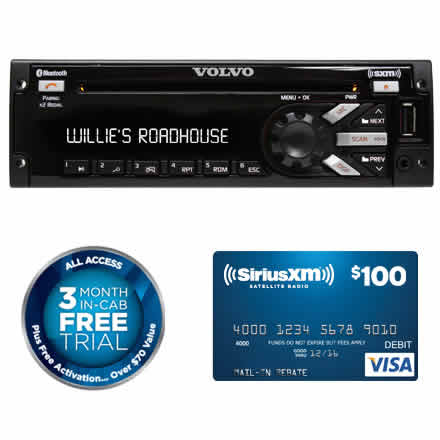 (image for) Heavy-Duty AM/FM/MP3/WMA/WB/CD Front USB, Integrated SiriusXM® S