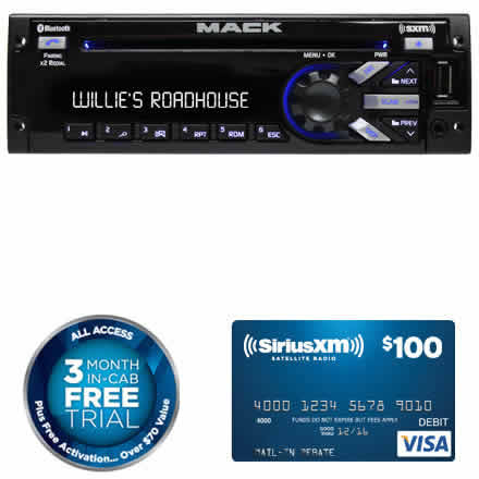 (image for) MACK Heavy-Duty AM/FM/MP3/WB/CD/USB SiriusXM & Bluetooth