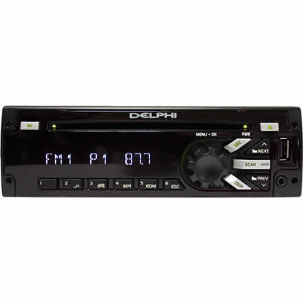 (image for) Heavy-Duty AM/FM/MP3/WMA/WB CD Player with USB