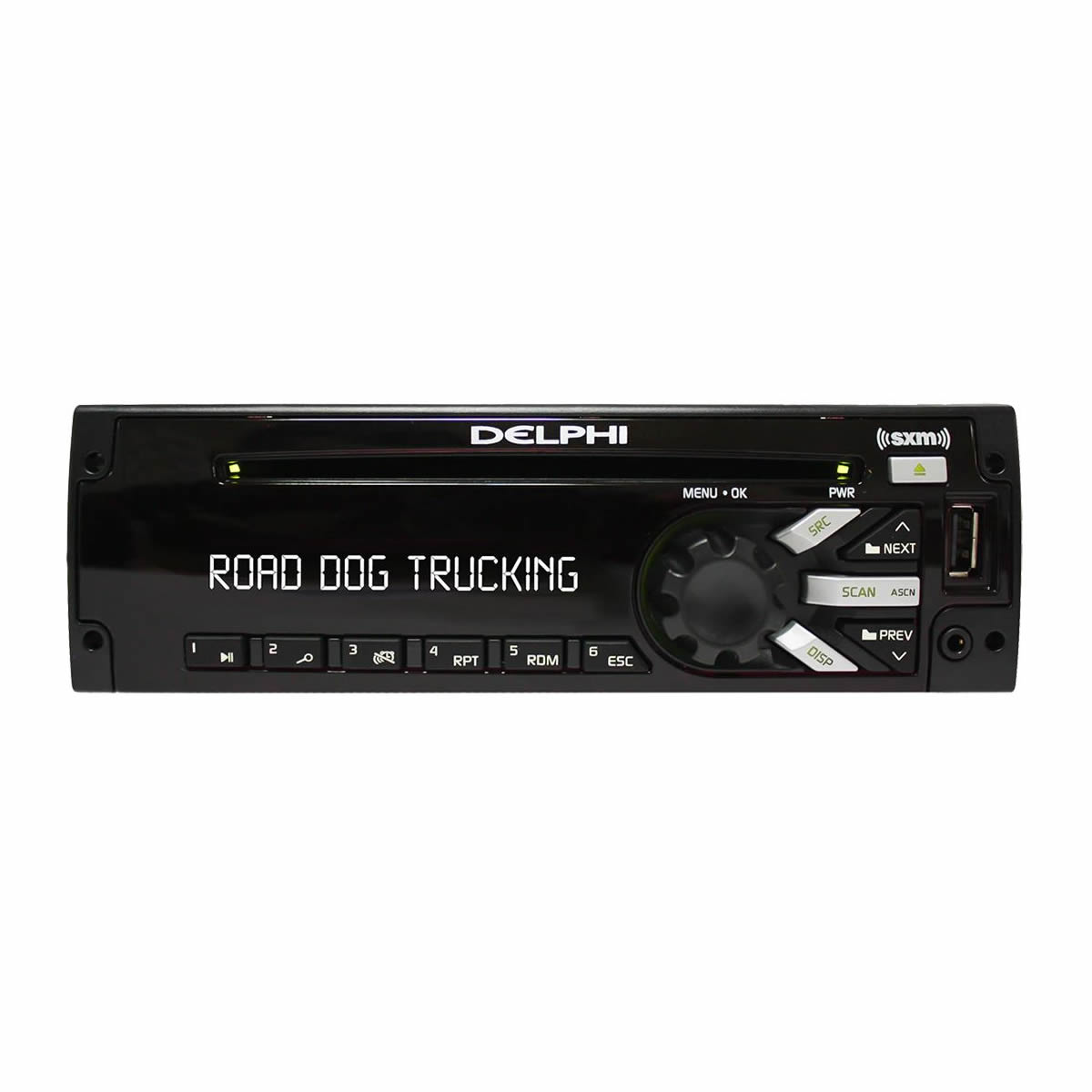 (image for) Heavy-Duty AM/FM/MP3/WMA/WB CD player with Front Panel USB, Aux-In and SiriusXM Satellite Radio