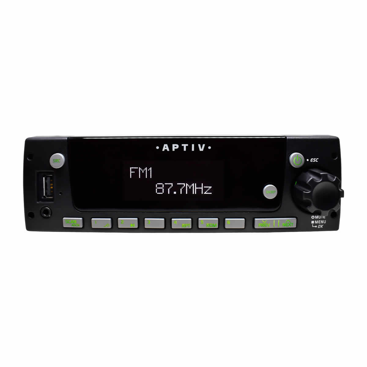 (image for) Heavy Duty AM/FM/WB Stereo with Front USB and 3.5mm Input