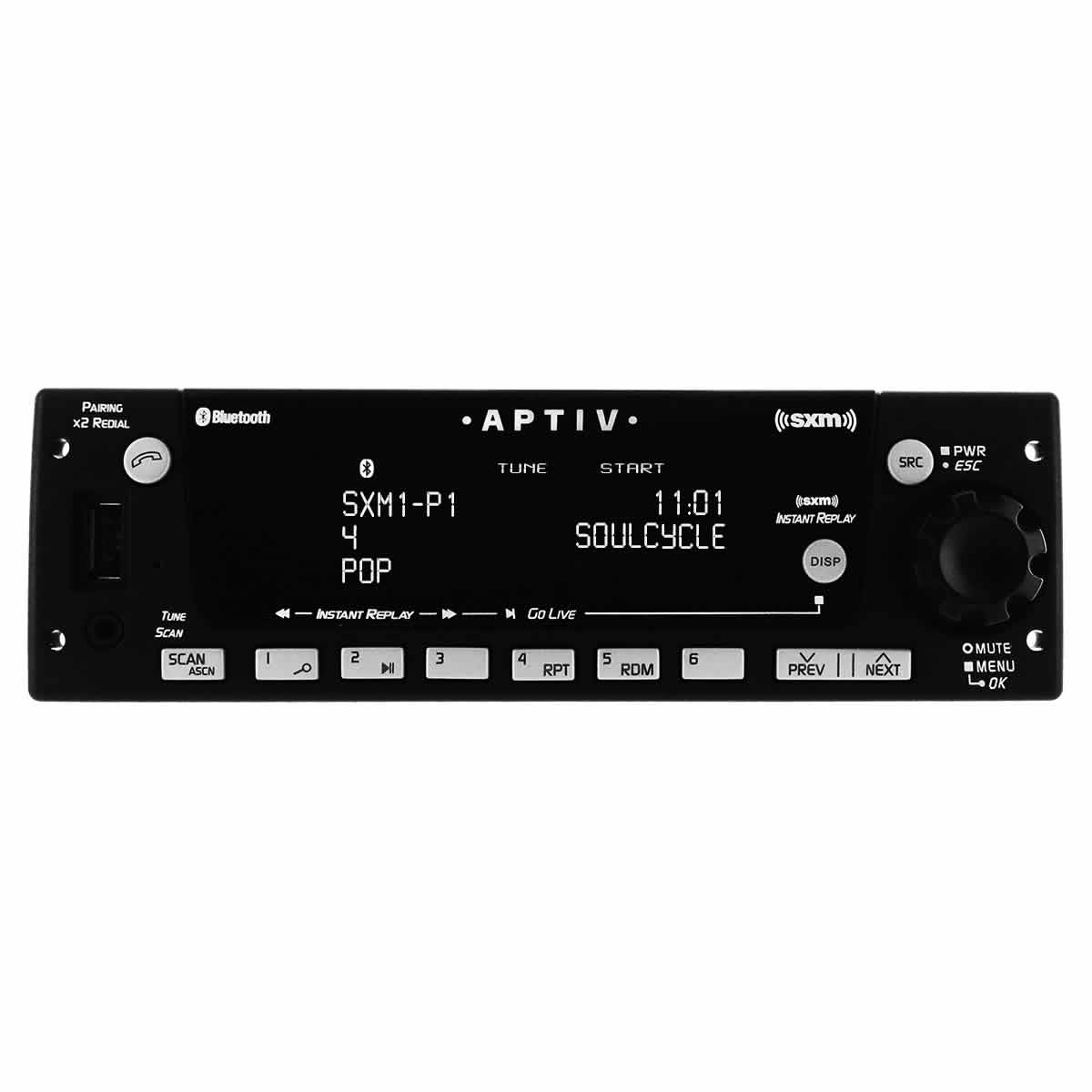 (image for) Heavy Duty AM/FM/WB with Bluetooth, SiriusXM Tuner, Front USB and 3.5mm Inputs