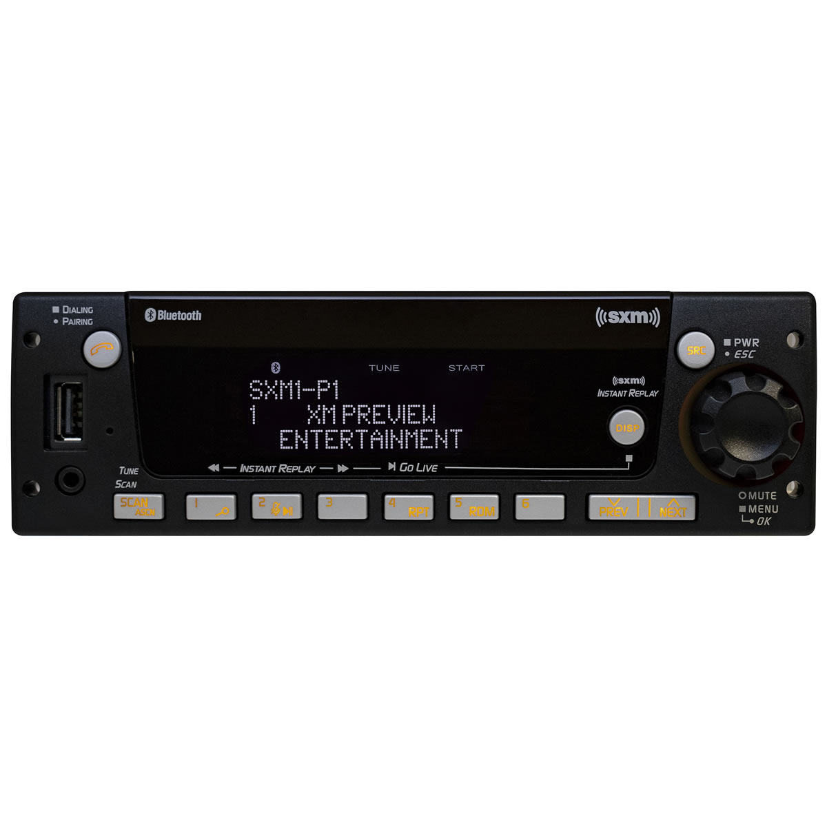 (image for) Freightliner Heavy Duty AM/FM Stereo with SiriusXM Tuner, Bluetooth, USB and Weather Band
